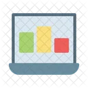 Laptop Graph Growth Icon