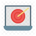 Laptop Target Goal Icon