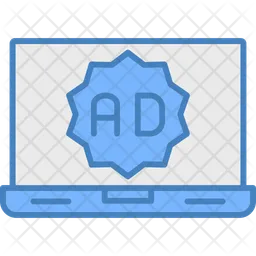 Laptop Ad  Icon