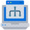 Laptop Algorithm  Icon