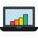 Laptop Analysis Data Processing Mobile Computing Icon