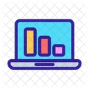 Laptop Analytic Analysis Icon