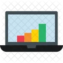 Laptop Analysis Data Processing Mobile Computing Icon