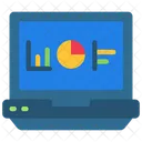 Laptop Analytics  Icon