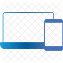 Laptop And Mobile  Icon