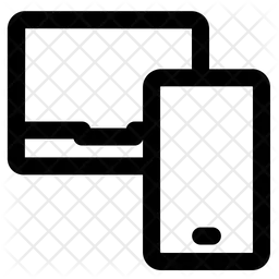 노트북과 스마트폰  아이콘