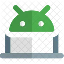 Laptop Android  Icon