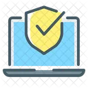 Shield Protection Laptop Icon