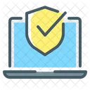 Shield Protection Laptop Icône