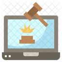 Laptop Auction  Icon