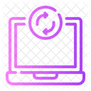 Backup Laptop Data Transfer Icon
