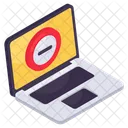 Laptop Ban Forbidden Computer Icon