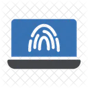Laptop Biometric Fingerprint Biometric Icon