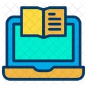 Online Book E Book E Book Learning Icon