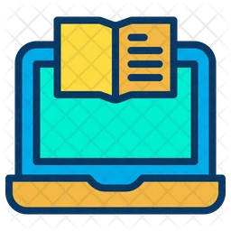 Laptop Book  Icon