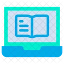 Book Education Laptop Icon
