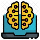 Laptop Brain Laptop Brain Icon