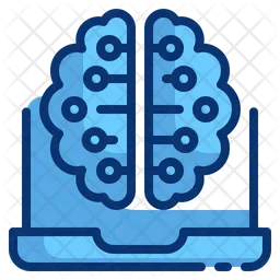 Laptop Brain  Icon