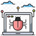 Bug Computer Network Icon