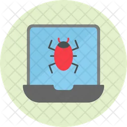 Laptop Bug  Icon