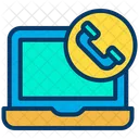 Laptop Call Web Came Video Call Icon