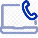 Laptop Call Laptop Call Icon