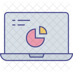 Laptop chart  Icon