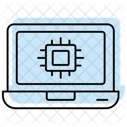 Laptop chip  Icon