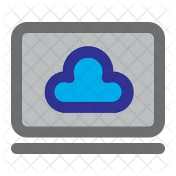 Laptop Cloud  Icon