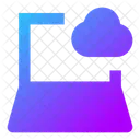 Laptop-cloud  Icon