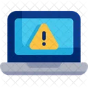 Laptop com erro  Ícone