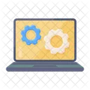 System Setting Laptop Setting Laptop Configuration Icon