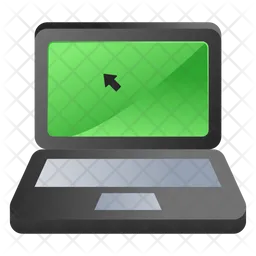 Laptop Cursor  Icon