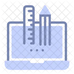 Laptop Custom Design  Icon