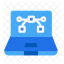 Laptop Designing  Icon