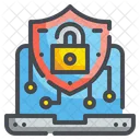 Laptop Digital Security  Icon