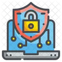 Laptop Digital Security Laptop Security Laptop Icône