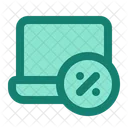 Laptop Discount  Icon