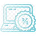 Laptop discount  Icon