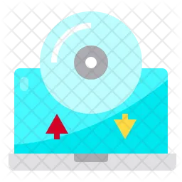 Laptop Disk  Icon