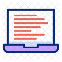 Laptop Document Laptop Document Icon