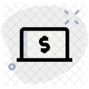 Laptop Dollar Icon