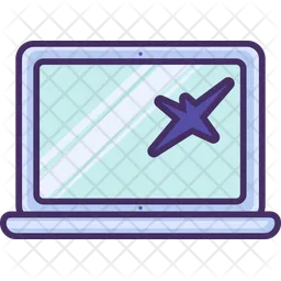 Laptop e-waste  Icon