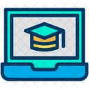 Laptop Education E Learning Icon