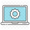 Laptop Einstellungen Maschinenkonfiguration Geratekonfiguration Icon