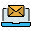 Laptop Computer Email Icon