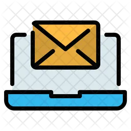 Laptop Email  Icon