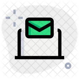 Laptop Email  Icon