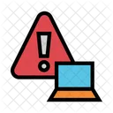 Laptop Alert Device Icon