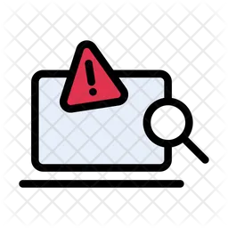 Laptop Error  Icon